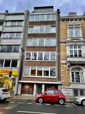 Aachen- Oppenhoffallee! Eine barrierearme 1,5-Zimmer-Wohnung im EG mit Aufzug, Küche, Terrasse, Gart