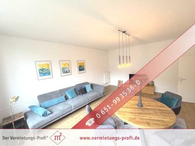 Trier-Ehrang: Frisch renovierte 2-Zimmer-Wohnung mit Terrasse & Garten – großzügige 85 m² im Erdgesc