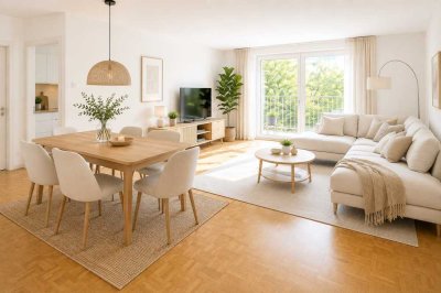 Exklusive 3-Zimmer-Wohnung mit Balkon und Einbauküche in Offenbach am Main