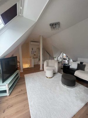 Helle Maisonettewohnung mit Terrasse, Doppelgarage & Klimaanlage in Biberach (Heilbronn)