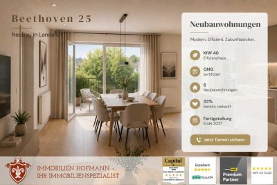 Modern wohnen in Bestlage Landshuts | Exklusive 3-Zimmer-Wohnung im Beethoven25