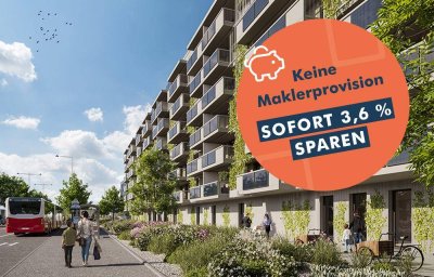 Sonnige 4-Zimmer Wohnung mit 20 m² Südbalkon und Balkon-Kraftwerk