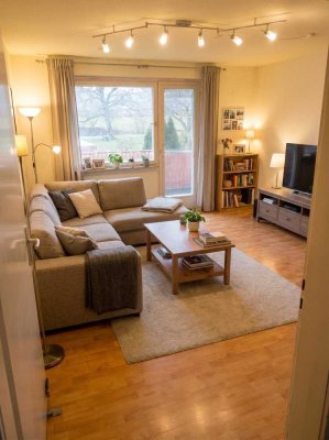 RUHIG! FREI! 3 Zimmer-Wohnung, Balkon am Landschaftsschutzgebiet: Stuttgart-Stammheim nähe Porsche