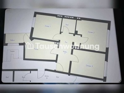 Tauschwohnung: Münster-Mitte: Schöne 3-Zimmer-Wohnung