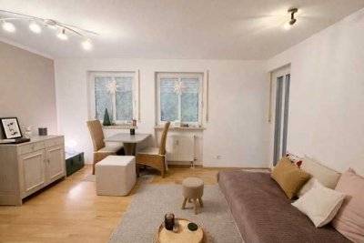 Großes Garten-Appartement (44,34m²) mit Küche, TG, Parkett,