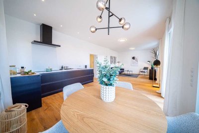 Exklusiv Wohnen mit Rheinblick - Stilvoll sanierte 4-ZKB-Wohnung mit Balkon
Erstbezug!