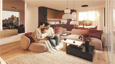 Wohntraum auf über 125 m². EH 40-Neubauwohnung mit 5 Zimmern, 2 Bädern und 2 Balkonen in Braunsfeld!