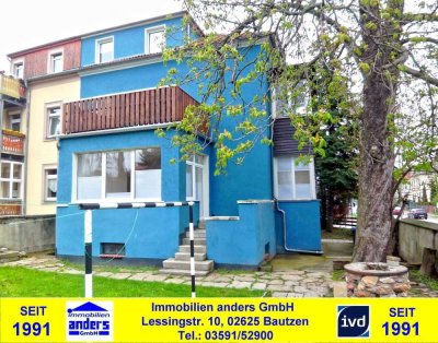 Mod., voll vermietetes 3-Familienhaus mit Balkon - Veranda - separate Ferienwohnung in Bautzen
