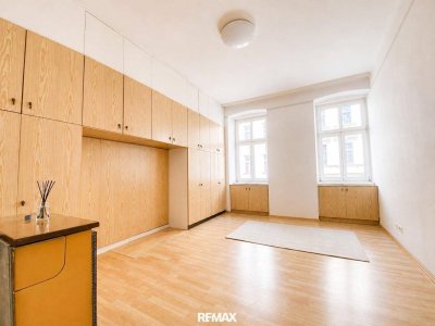 1-Zimmer-Altbauwohnung in Ruhelage nahe U3 Johnstraße
