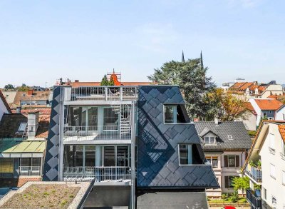 Freiburg-Wiehre: außergewöhnliche Maisonettewohnung mit Dachgarten