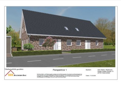 Ein Massivhaus von BUCHORN-Bau. DHH-Neubau in Rahlstedt als KfW-Effizienzhaus 40!