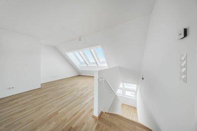 SKY HIGH &gt;&gt; lichtdurchflutete DG-Maisonette mit Dachterrasse für Anleger &gt;&gt; ideale Verkehrsanbindung