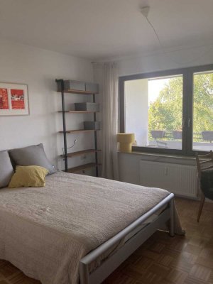 Charmante 2-Zimmer-Wohnung mit Balkon, Garage & Top-Ausstattung – möbliert