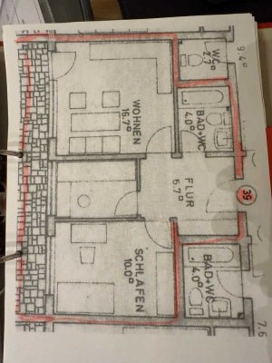 Stilvolle 2-Raum-Wohnung mit Einbauküche in Gauting