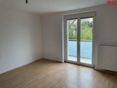 Ländliches Wohnen in zentrumsnaher Lage! Einladende 2-Zimmer Wohnung mit Balkon in Schärding!
