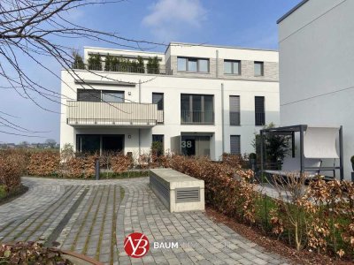 Moderne 2-Zimmer-Wohnung mit EBK und Garten mit Weitblick ins Grüne