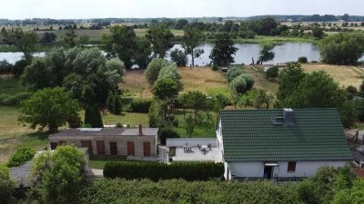 Haus am Wasser zu vermieten Havel EFH Garten freistehend Angeln