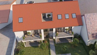 Penthouse -Neubauwohnung mit Dachterrasse in ruhiger Lage