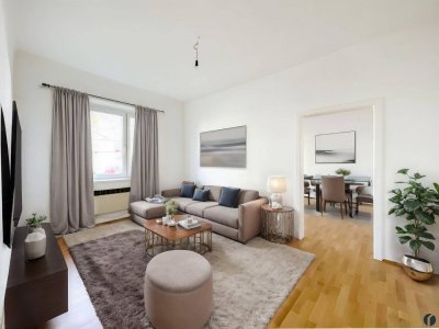 2-Zimmer Mietwohnung mit großem Gemeinschaftsgarten, zentral in Tulln