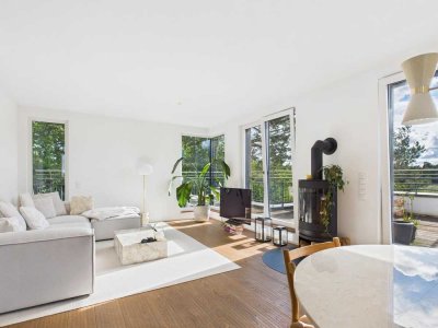 Rarität in Waldtrudering: Modernes Penthouse in ruhiger Waldrandlage
