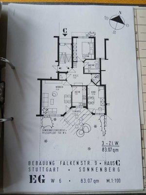 Ab März 2026: 3-Zimmer-Wohnung mit Garten in Stuttgart-Sonnenberg zu vermieten!