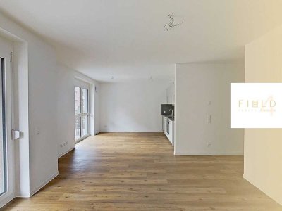 ++ Toll geschnittene 2-Zimmer-Wohnung mit EBK, viel Lichteinfall und großem Balkon in Neubauproje...
