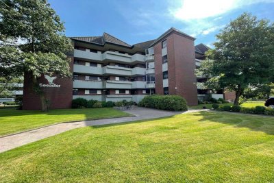 Morgens Möwen, abends Meerblick - Ferienwohnung in Tossens mit Balkon und Einstellplatz!