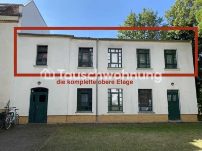 Tauschwohnung: 3 Raum Wohnung im ruhigem Hinterhaus mit Balkon