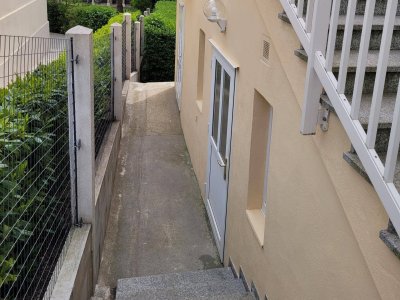 BADEN-STADT 2-Zimmer Altbauwohnung mit Terrasse in Grünruhelage