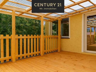 3 Zimmer - Wohnung mit 18 m² Sonnen - Terrasse im Grünen