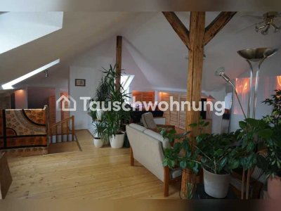 Tauschwohnung: Extravagante 3-Raumwohnung inkl. Dachterrasse