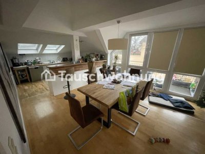 Tauschwohnung: Biete 2-Raum Altbau DG Wohnung 69,- 2.OG