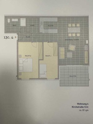 5-Zimmer Wohnung mit Balkon in Oestrich-Winkel