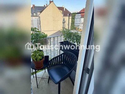 Tauschwohnung: Tausche 2-Zi-Whg. Balkon Wohnküche Garage Nähe Rotkreuzplatz
