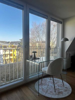 Beethovenviertel Augsburg Exclusiver Neubau 2-Zimmer-Dachgeschoßwohnung - Bahnhofsnähe