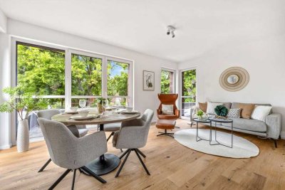 Modernes Penthouse mit Einbauküche und sonniger Terrasse