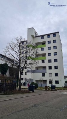 Ausblick vom Balkon ins Remstal - vermietete 2,5-Zimmer-Wohnung in ruhiger Lage