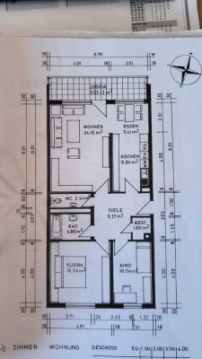 Alltagstaugliche 3,5-Zimmer-Wohnung in Ludwigshafen