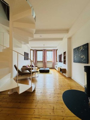 178m² Familien-Traum am Rhein: Sanierte Altbau-Maisonette – Provisionsfrei!