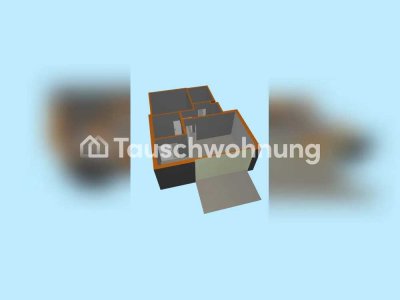 Tauschwohnung: 2 Zimmer Wohnung mit großen Wohnzimmer + eingezäuntem Garten