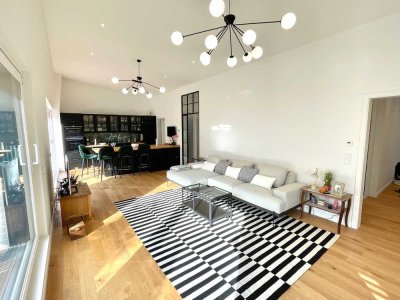 Möbliert & Barrierefrei. Penthouse-Wohnung am Hafen mit Sonnen-Terrasse *