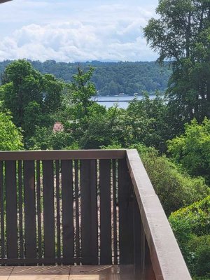 Feldafing/Starnberger See - Großzüg., elegante Wohnung (2 Einheiten)-herrlicher Freisitz m. Seeblick