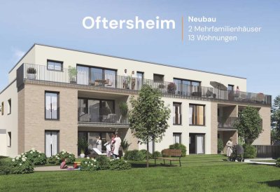 Charmante Neubauwohnungen im Zentrum von Oftersheim, Energiestandard EH40+ mit Gütesiegel QNG