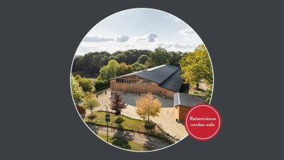 Exklusives Reitsportanwesen nahe Hamburg
- 43 Hektar & neue Reithalle!