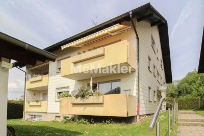 Vermietete 2-Zimmer-Wohnung mit Balkon, Stellplatz und Blick ins Grüne in BAD-Haueneberstein