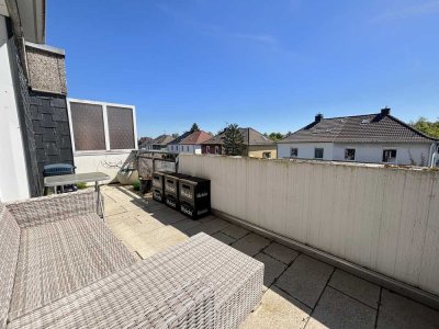 Essen-Stadtwald: 2,5 Zimmer mit Südbalkon, Einbauküche und Tiefgaragenstellplatz
