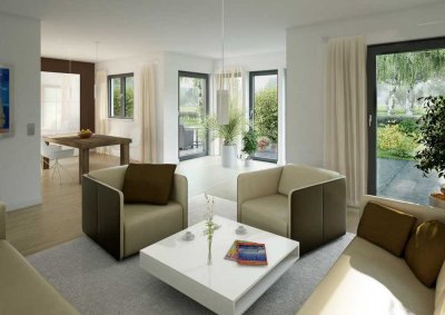 Nachhaltig, innovativ und wertbeständig... modernes Einfamilienhaus  inkl. Baugrundstück