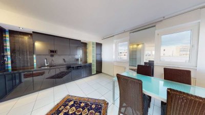 Vollmöblierte 2 Zi.-Penthouse in zentraler Lage! All-In Rent