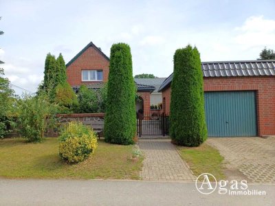 Sanierte Doppelhaushälfte mit viel Platz und schönem Garten in Pinnow (Prignitz)