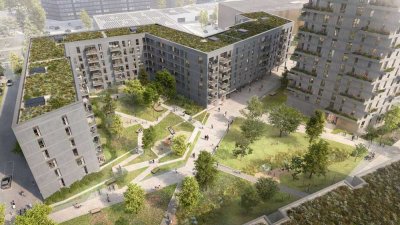 Modern, hell, funktional – 3 Zimmer mit zwei Bädern und Weitblick